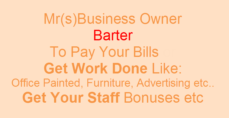 Why Barter Mr(s) Business Owner Image